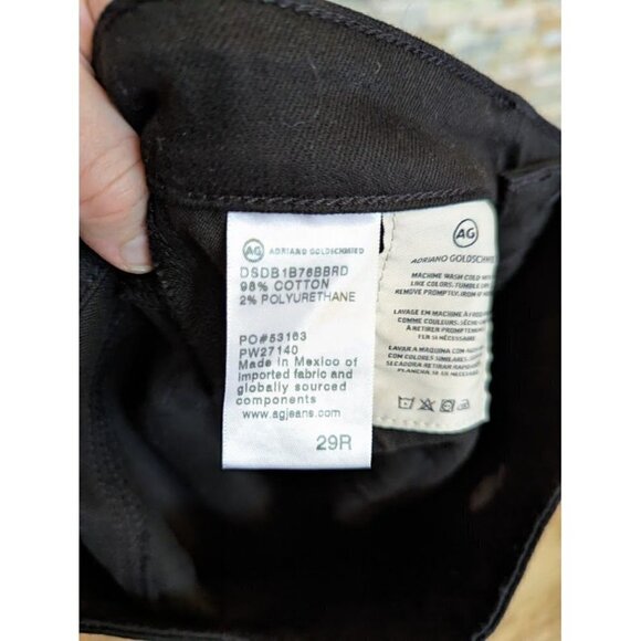 Adriano Goldschmied Alexxis Slim High-Rise Blackboard Jeans Women's Size 29R - Picture 4 of 7